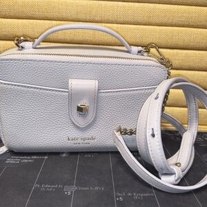 Kate Spade White Leather Crossbody Bag
